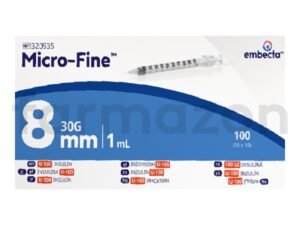 microfine 0.30mm x 8mm 0.5 ml 100'lü (kopya)